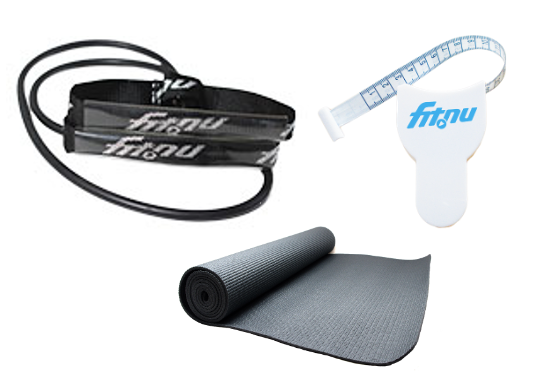 All-in startpakke med tube, målebånd og underlag. (pris i shop 278,- m. fragt)